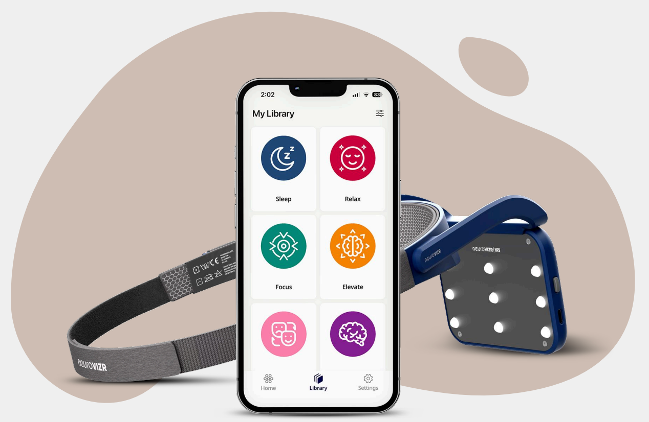 Neurovizr Device and App picture
