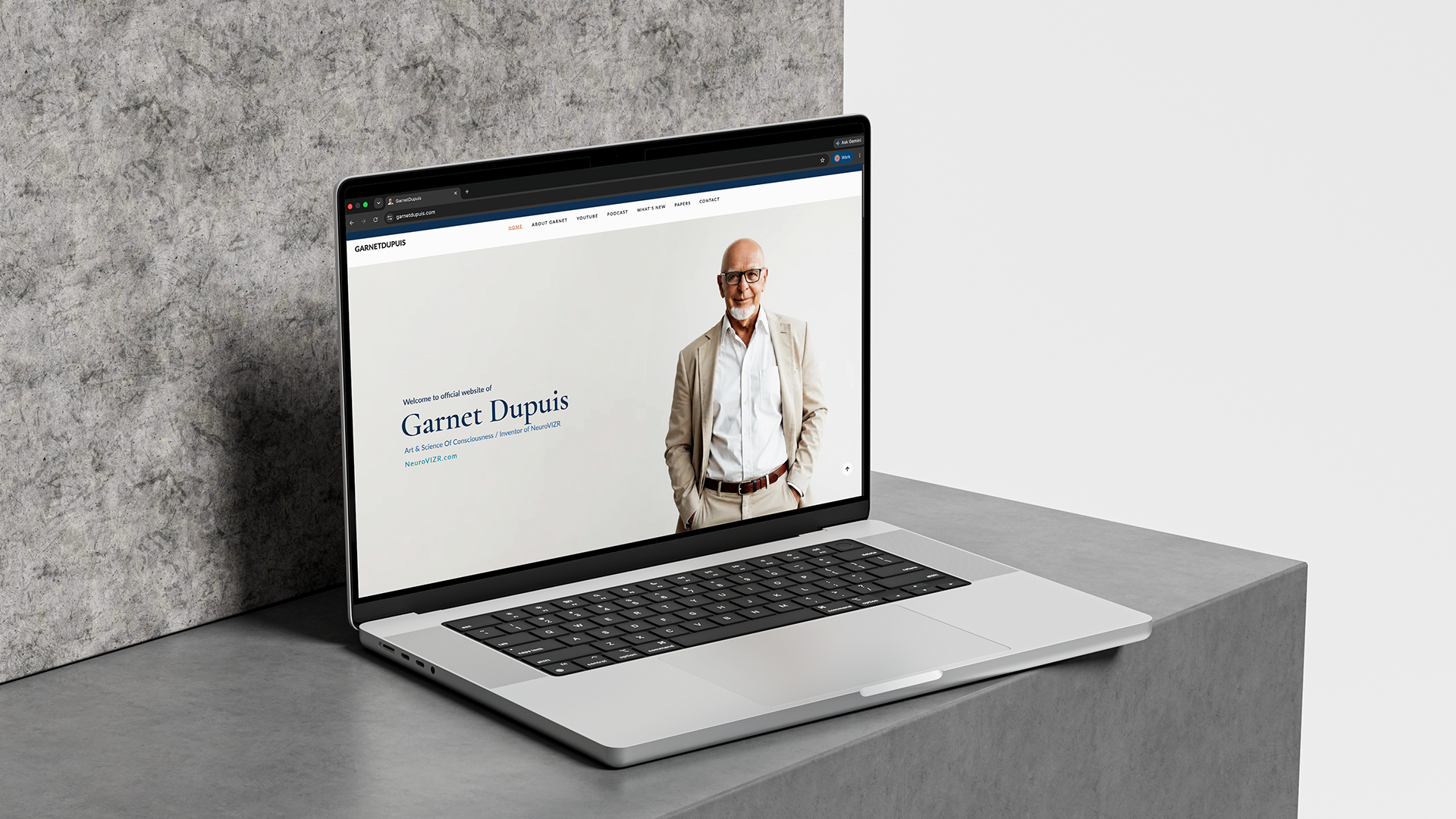About the GarnetDupuis.com Website