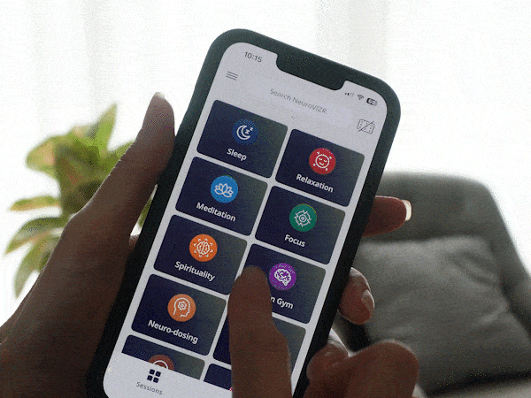 Pick a Session in the App